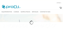 Tablet Screenshot of loja-dj.com